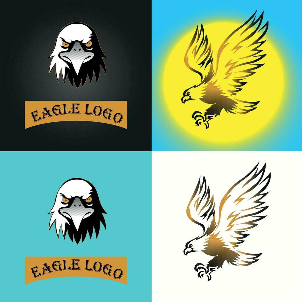 Eagle Logo Templete vector