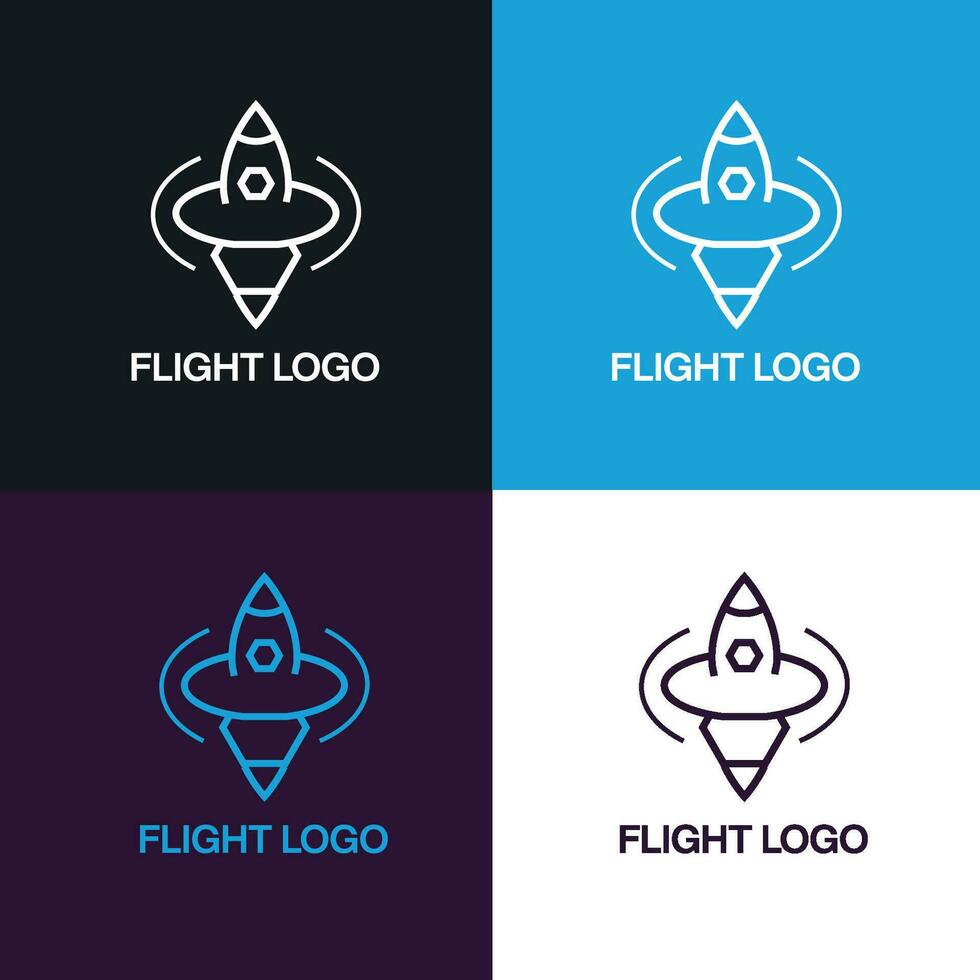 Travel Flight Logo vector