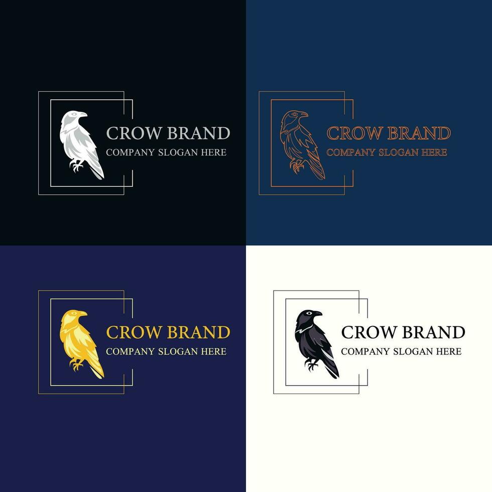 Black Crow Logo vector
