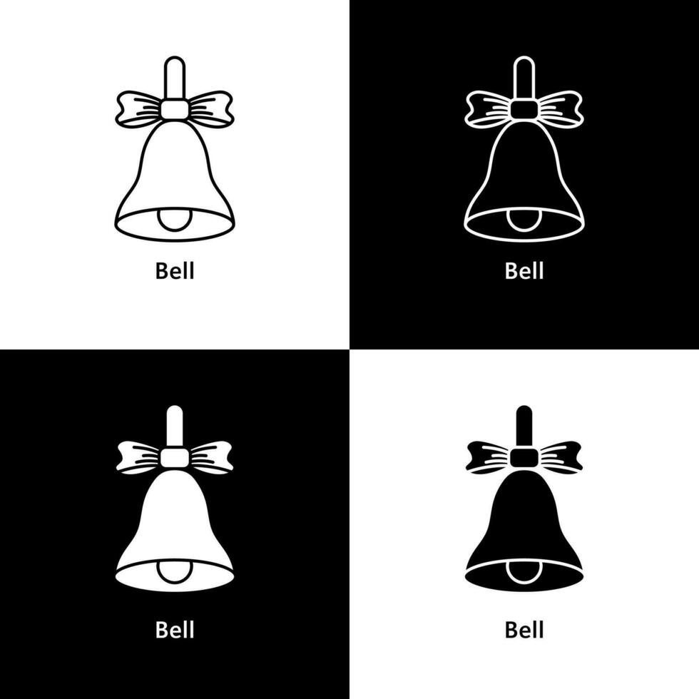 Holding Bell Logo Vector Icon