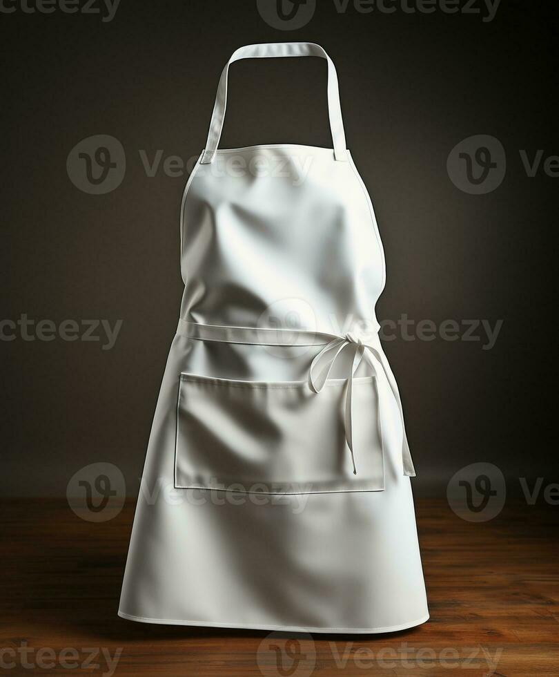 AI generated AI Generated Stylish Adjustable Cooking aprons for men and women photo