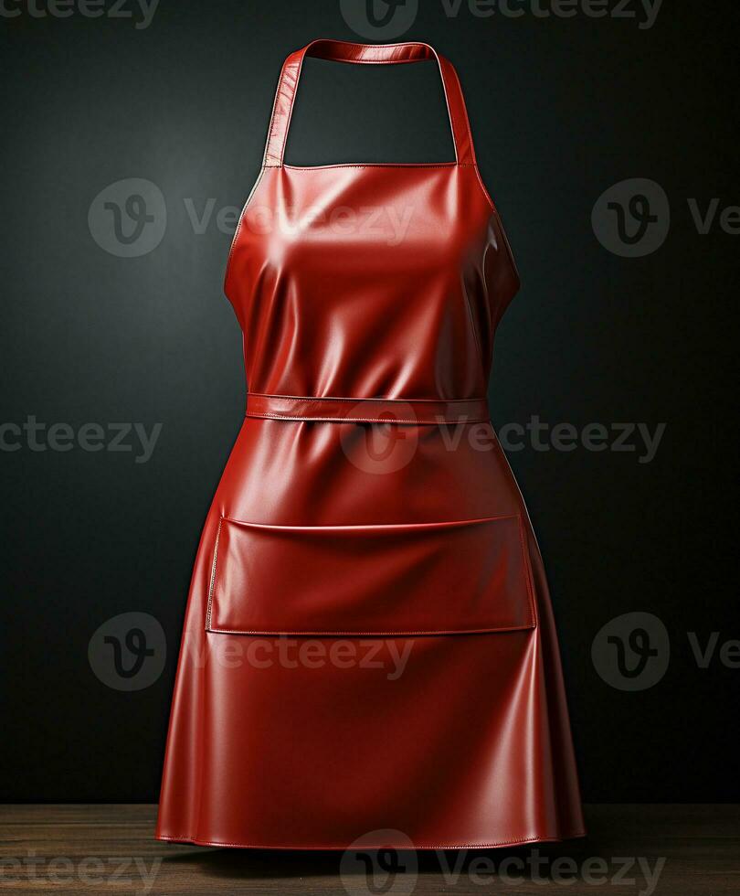 AI generated AI Generated Stylish Adjustable Cooking aprons for men and women photo