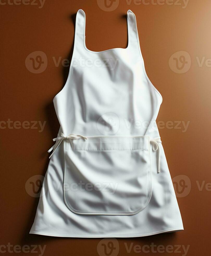 AI generated AI Generated Stylish Adjustable Cooking aprons for men and women photo