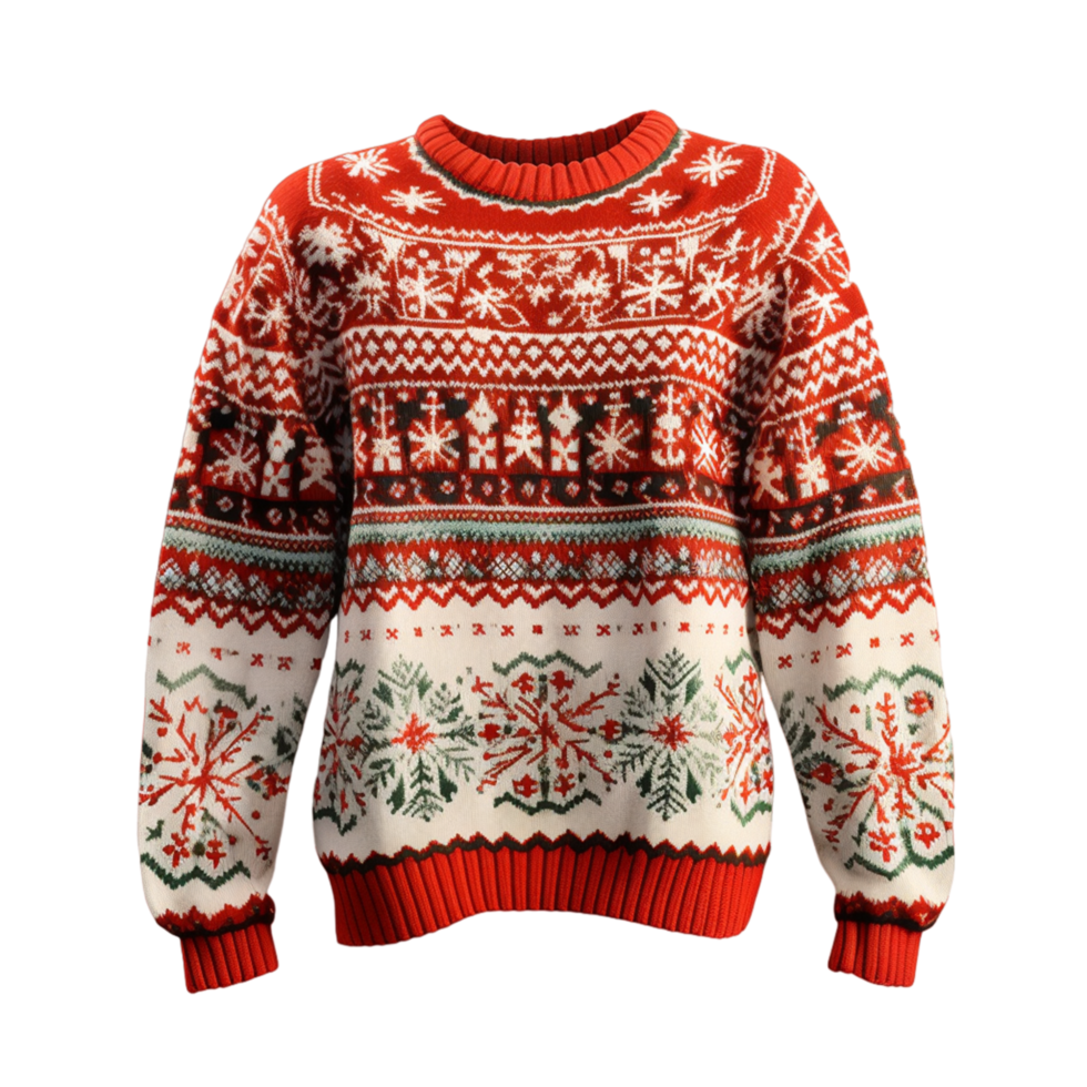 AI generated Christmas ugly sweater 34965404 PNG