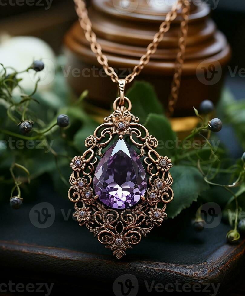 AI generated Dazzling Choices in Gold and Diamond Jewellery - AI Generated photo
