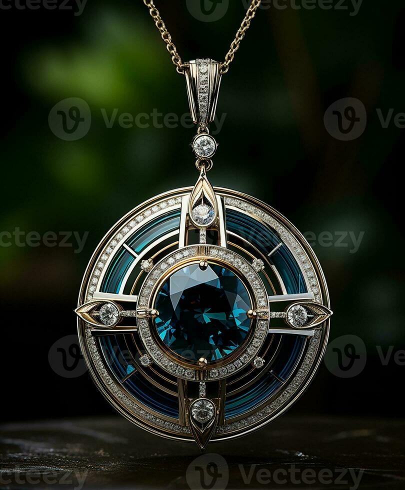 AI generated Dazzling Choices in Gold and Diamond Jewellery - AI Generated photo