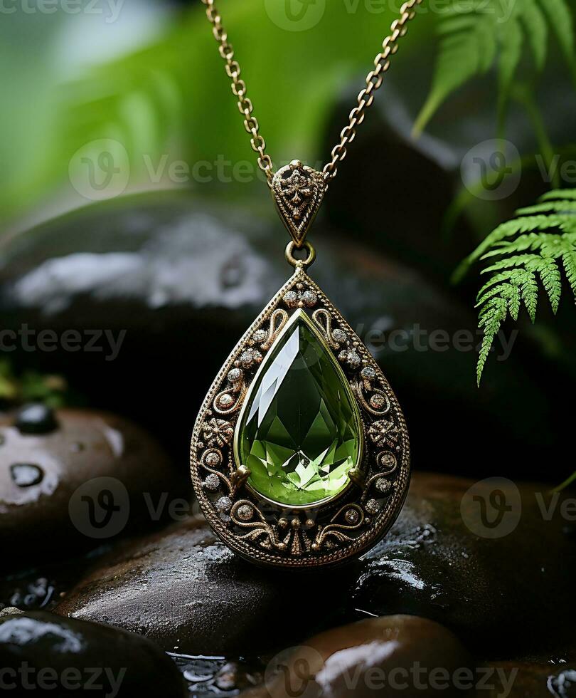 AI generated Dazzling Choices in Gold and Diamond Jewellery - AI Generated photo