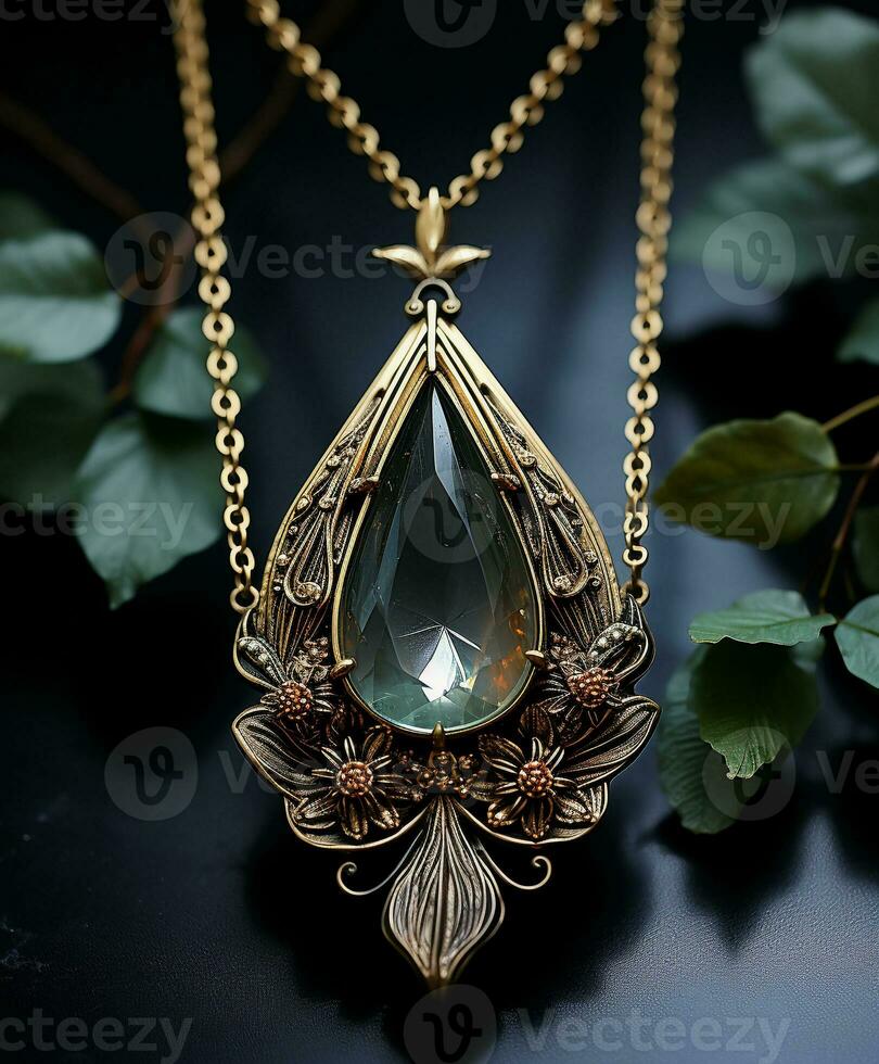 AI generated Dazzling Choices in Gold and Diamond Jewellery - AI Generated photo