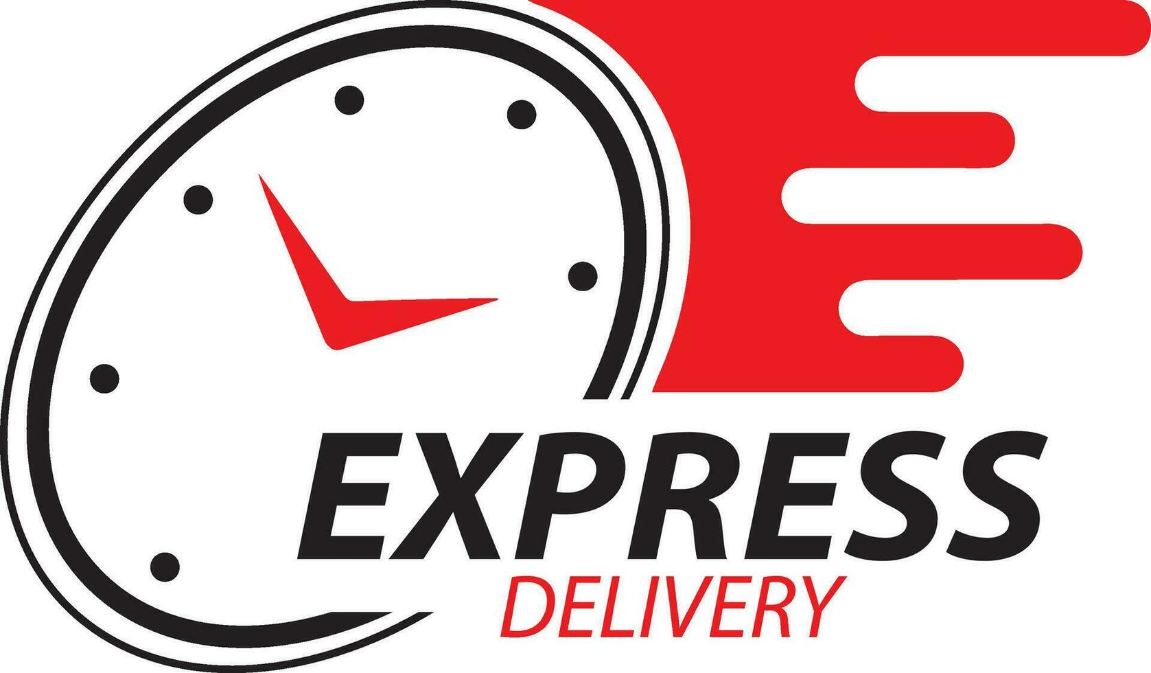 Express delivery icon concept. Delivery man service, order, worl