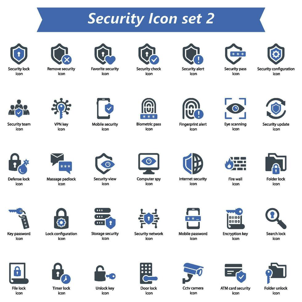 Security Icon Set 2 vector