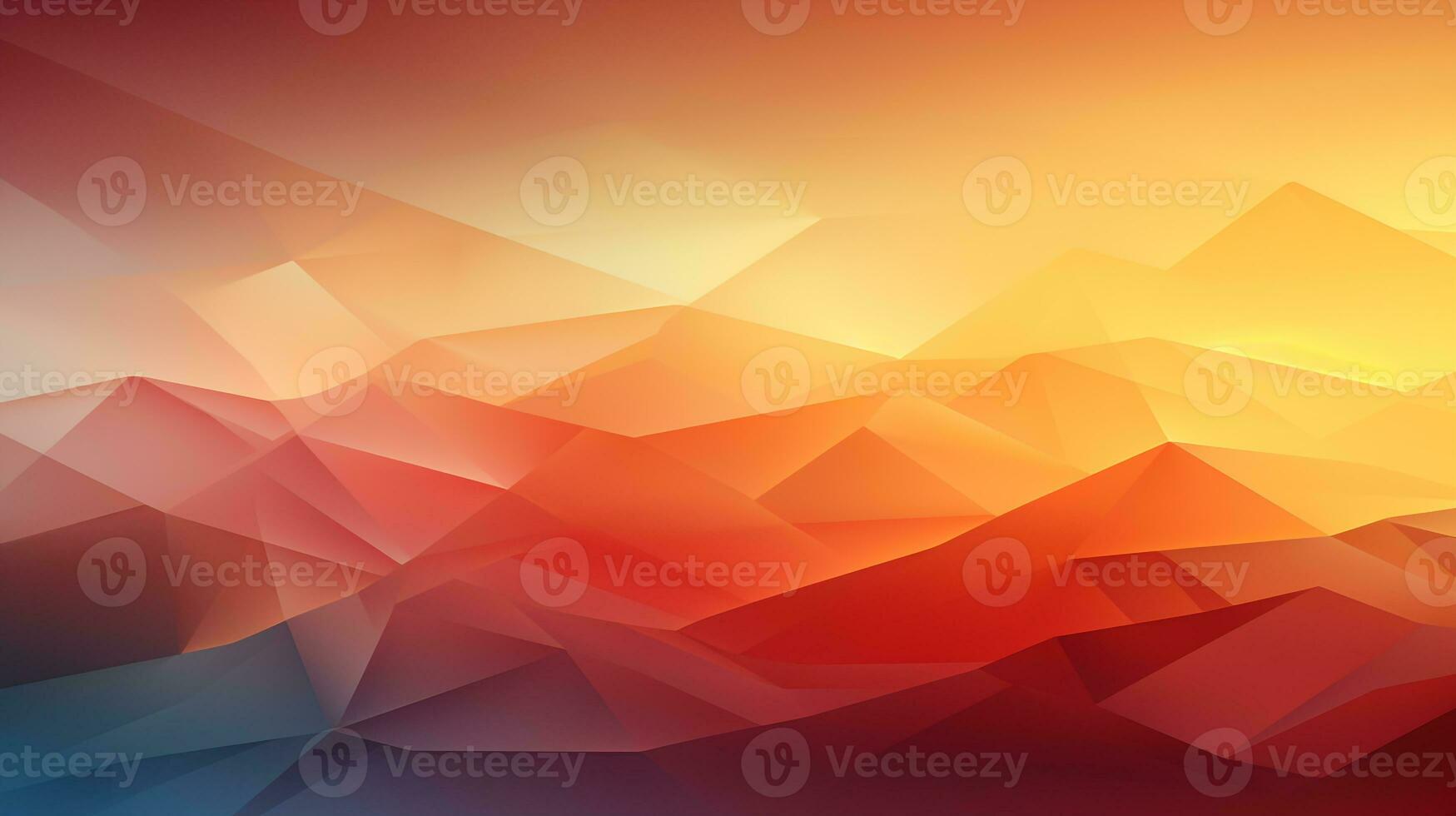 AI generated red to yellow gradient background photo