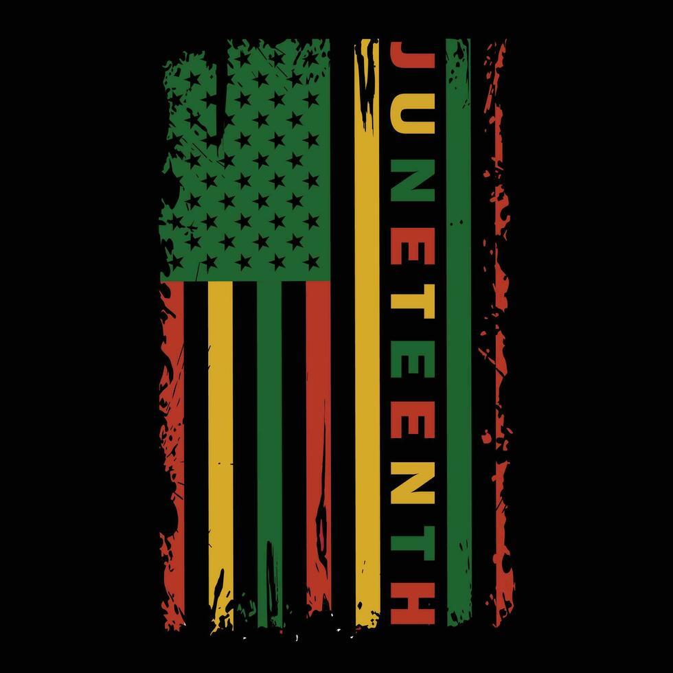 Juneteenth t-shirt design vector