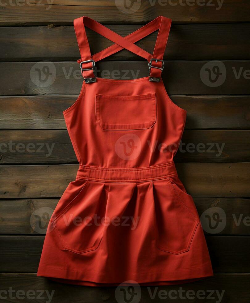 AI generated AI Generated Stylish Adjustable Cooking aprons for men and women photo