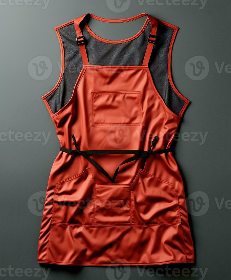 AI generated AI Generated Stylish Adjustable Cooking aprons for men and women photo