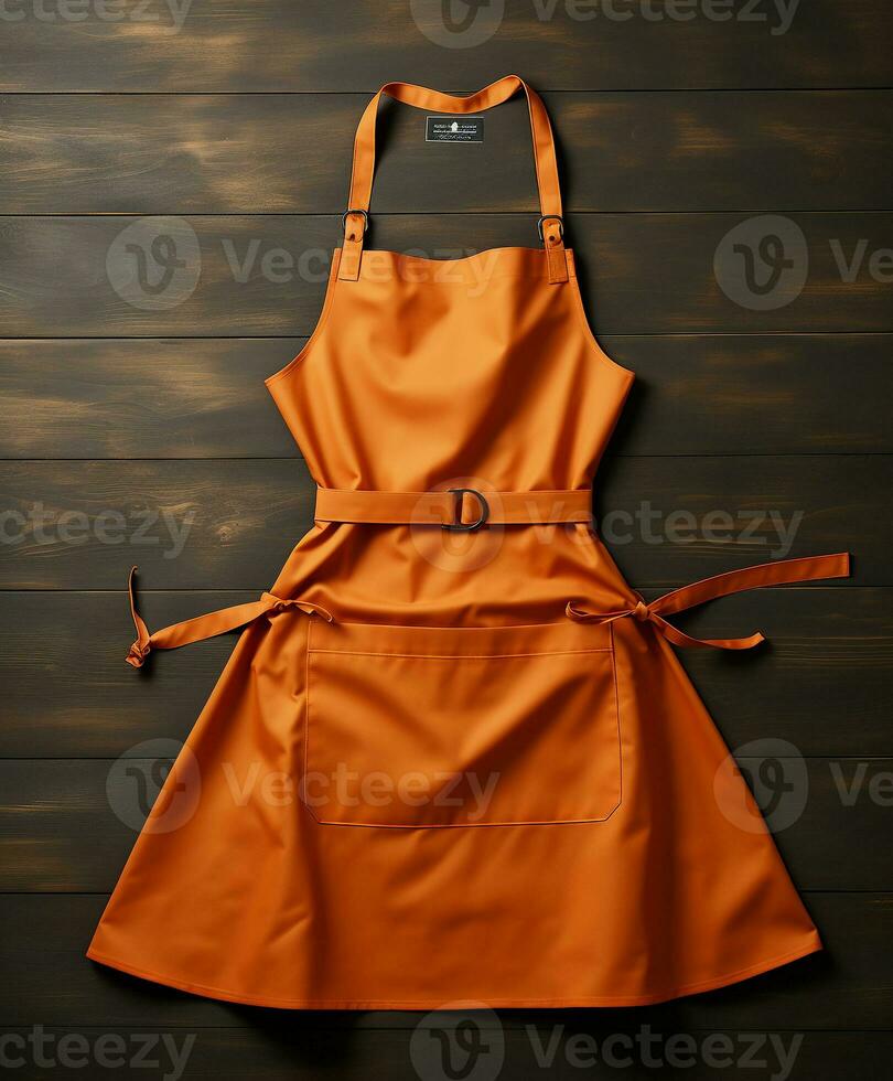 AI generated AI Generated Stylish Adjustable Cooking aprons for men and women photo