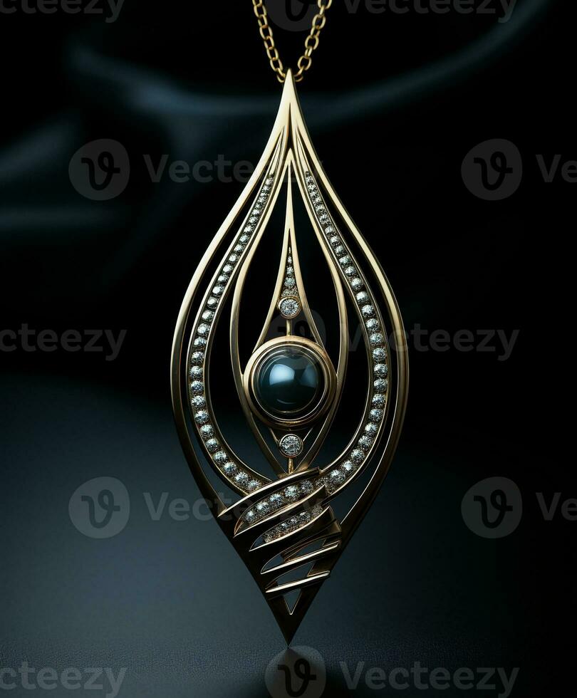 AI generated Dazzling Choices in Gold and Diamond Jewellery - AI Generated photo