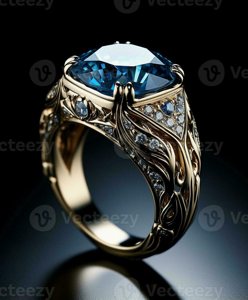 AI generated Dazzling Choices in Gold and Diamond Jewellery - AI Generated photo