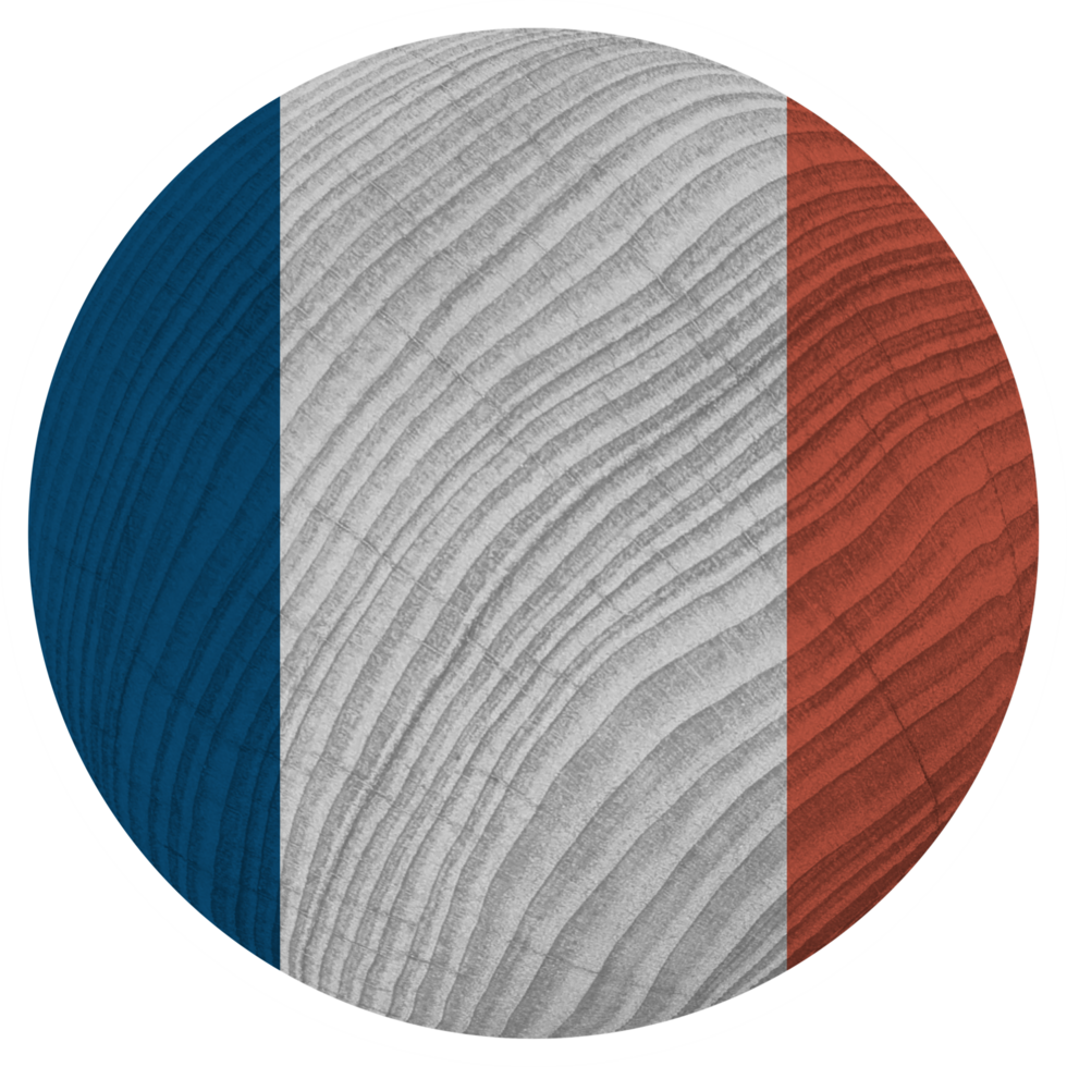 Francia nazione bandiera nel cerchio forma png