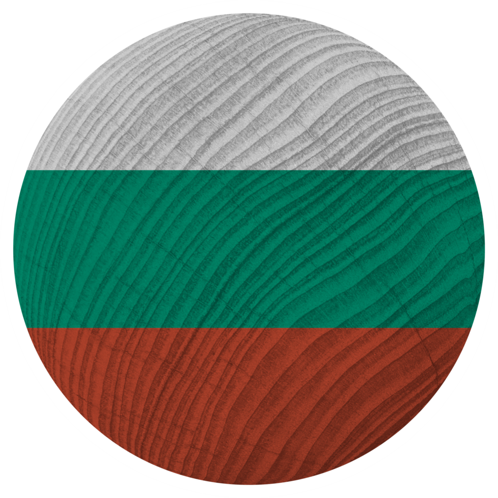 Bulgaria Country Flag in Circle Shape png