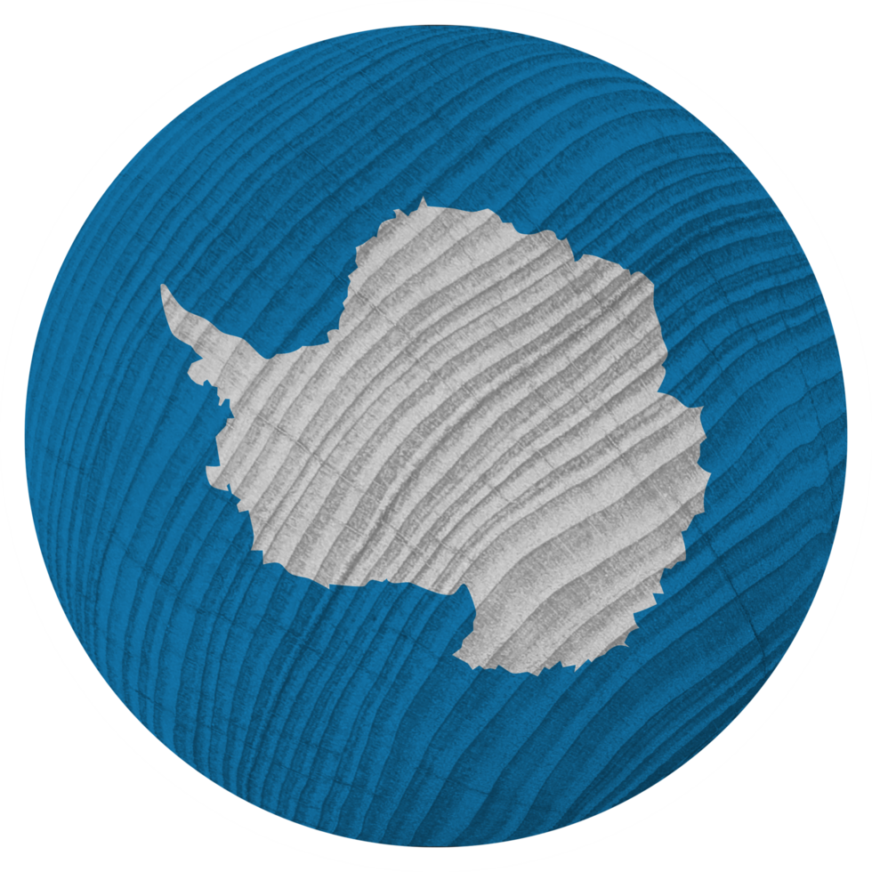 Antartica Country Flag in Circle Shape png