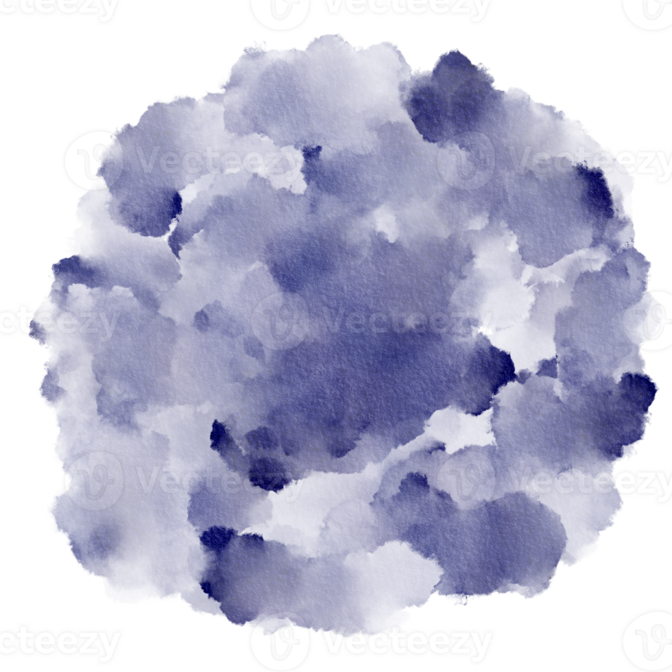 Vilot Storm, Purple Watercolor Paint Stain Background Circle, Abstract Paper Texture Color Of The Year png