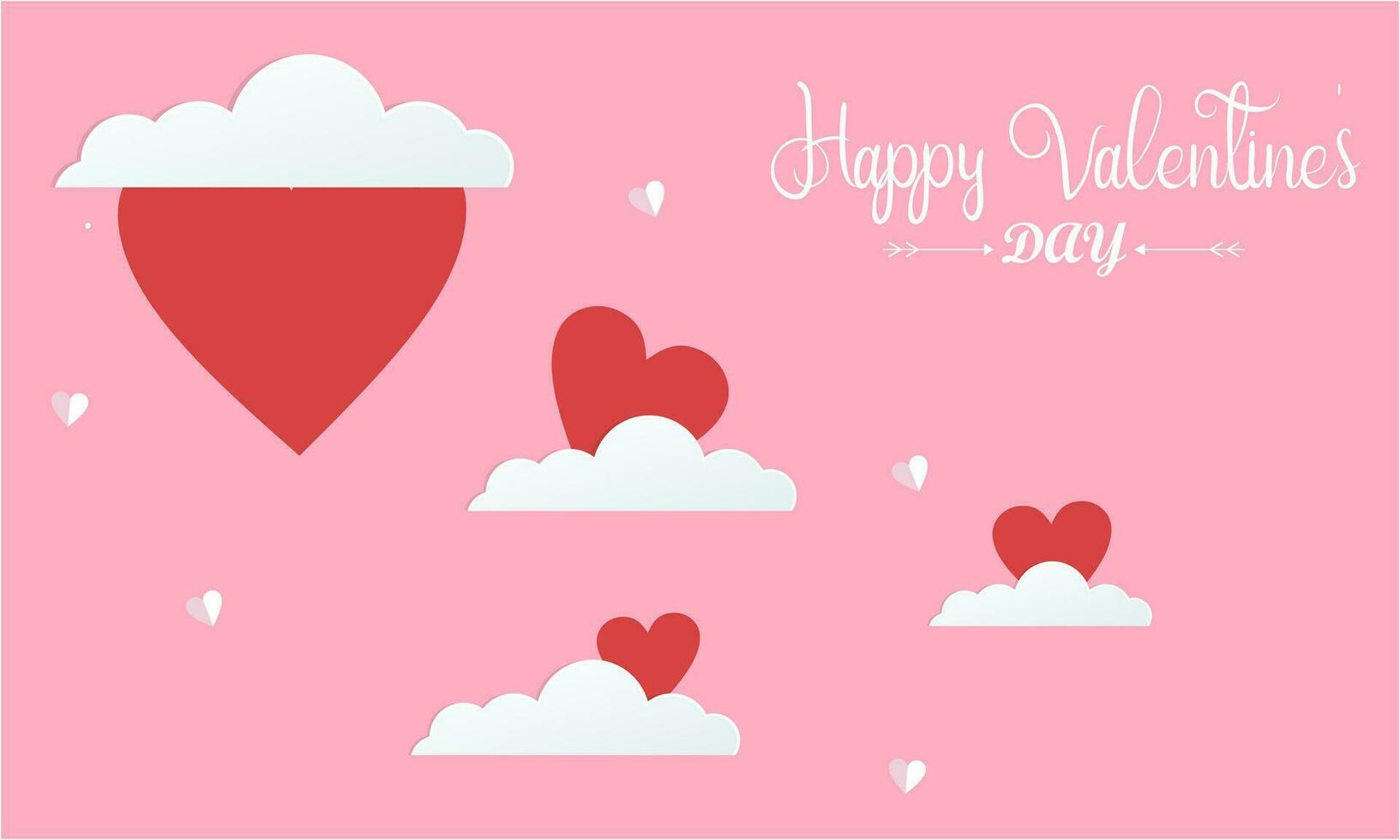 Love and valentine day lovers background vector