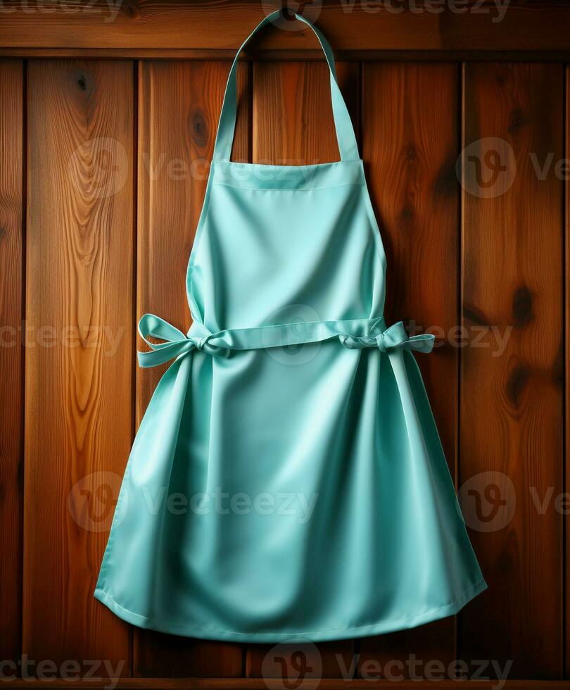 AI generated AI Generated Stylish Adjustable Cooking aprons for men and women photo