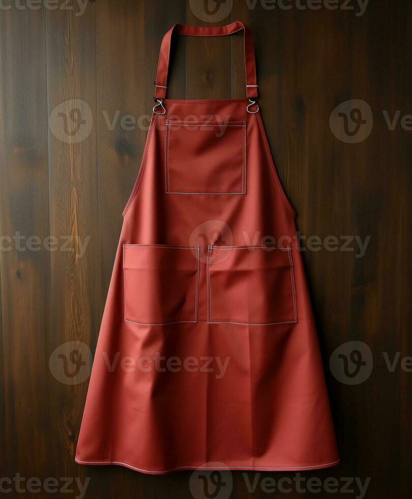 AI generated AI Generated Stylish Adjustable Cooking aprons for men and women photo