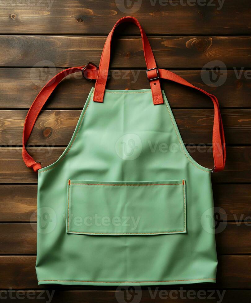 AI generated AI Generated Stylish Adjustable Cooking aprons for men and women photo