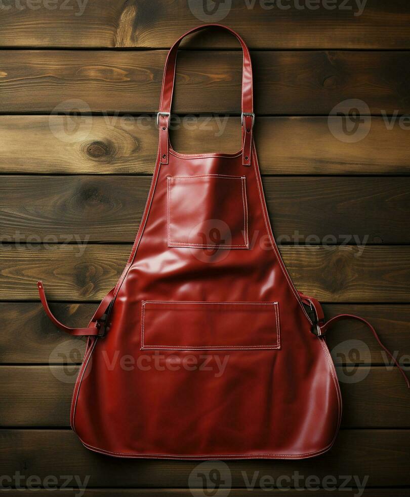 AI generated AI Generated Stylish Adjustable Cooking aprons for men and women photo