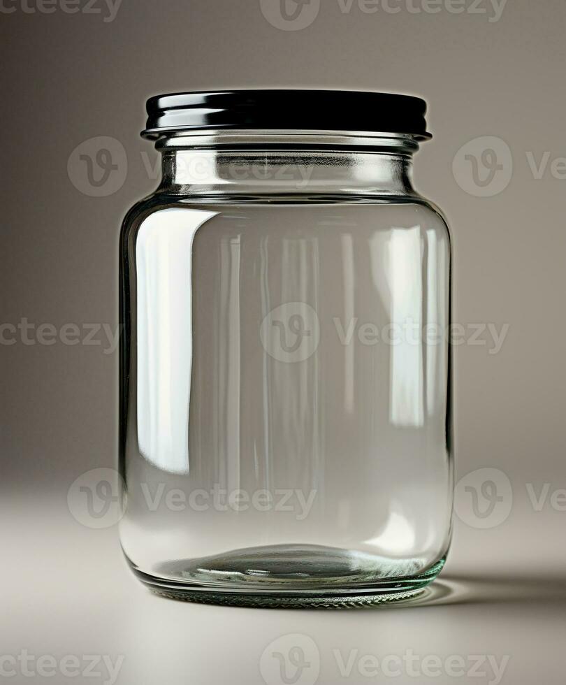 AI generated Innovative Packaging Mockup Designs for Glass Jars - AI Generated photo