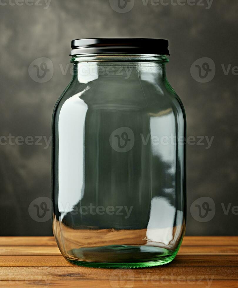 AI generated Innovative Packaging Mockup Designs for Glass Jars - AI Generated photo