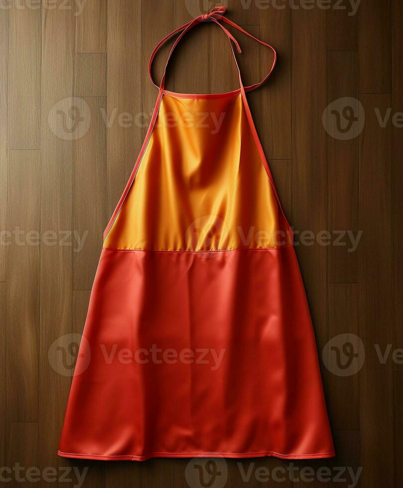 AI generated AI Generated Stylish Adjustable Cooking aprons for men and women photo