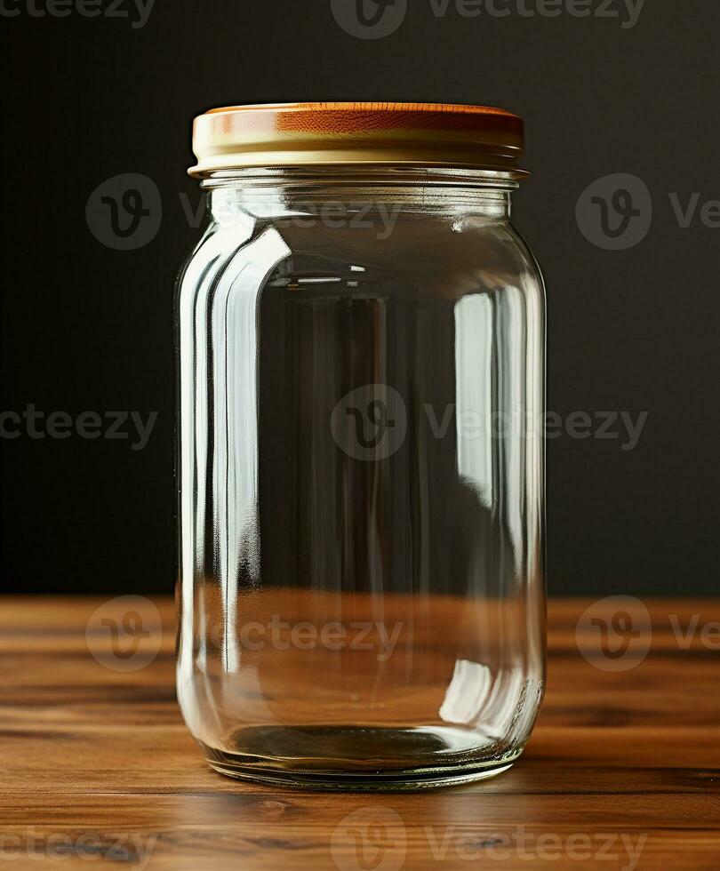 AI generated Innovative Packaging Mockup Designs for Glass Jars - AI Generated photo