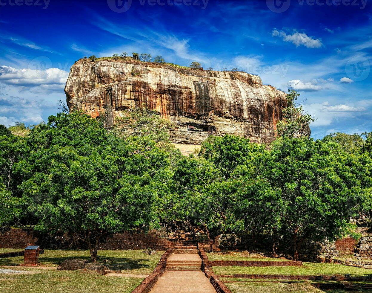 Sigiriya rock, Sri Lanka photo