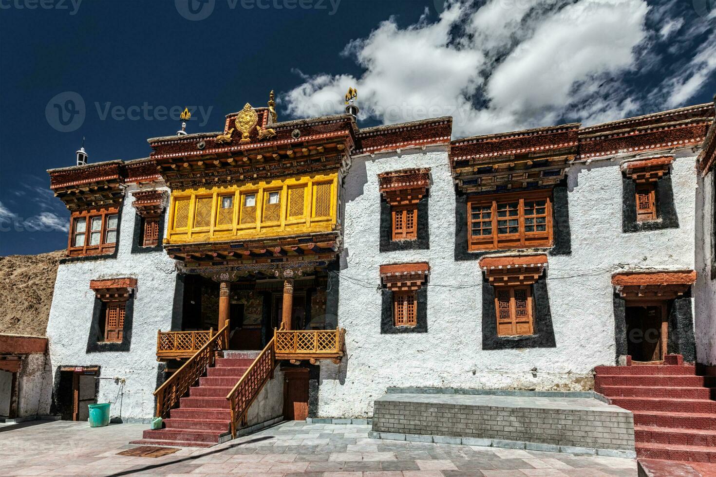 gustar monasterio. ladakh, India foto