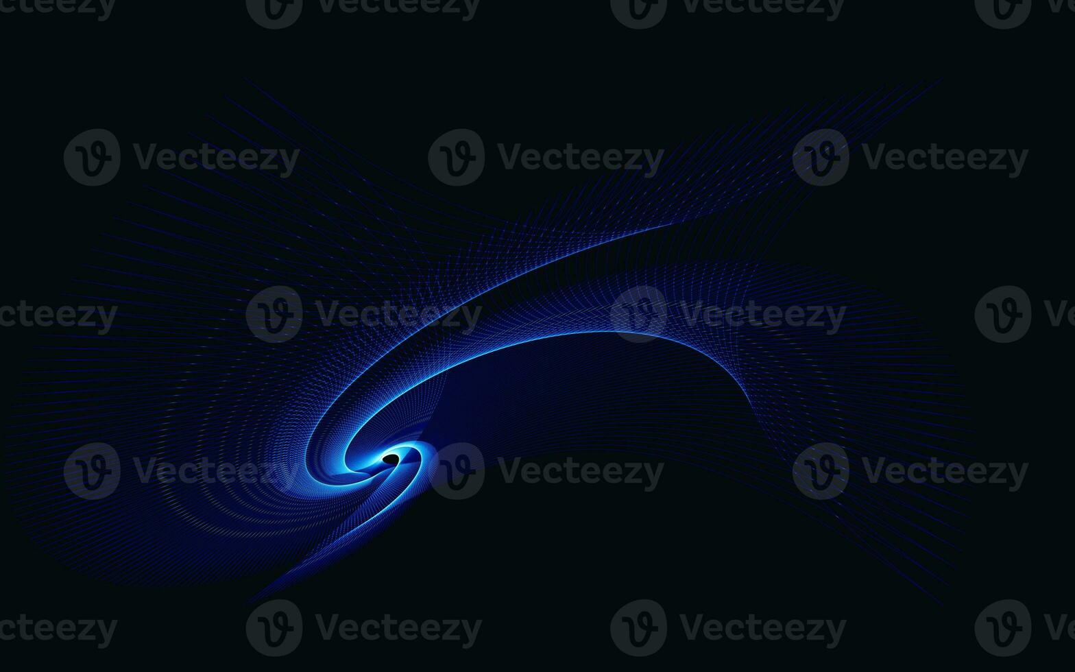 abstract blue swirl on black background, Abstract blue background with a dynamic wave of particles neon light effect, Abstract blue wave on a black background. Vector illustration for your design, photo