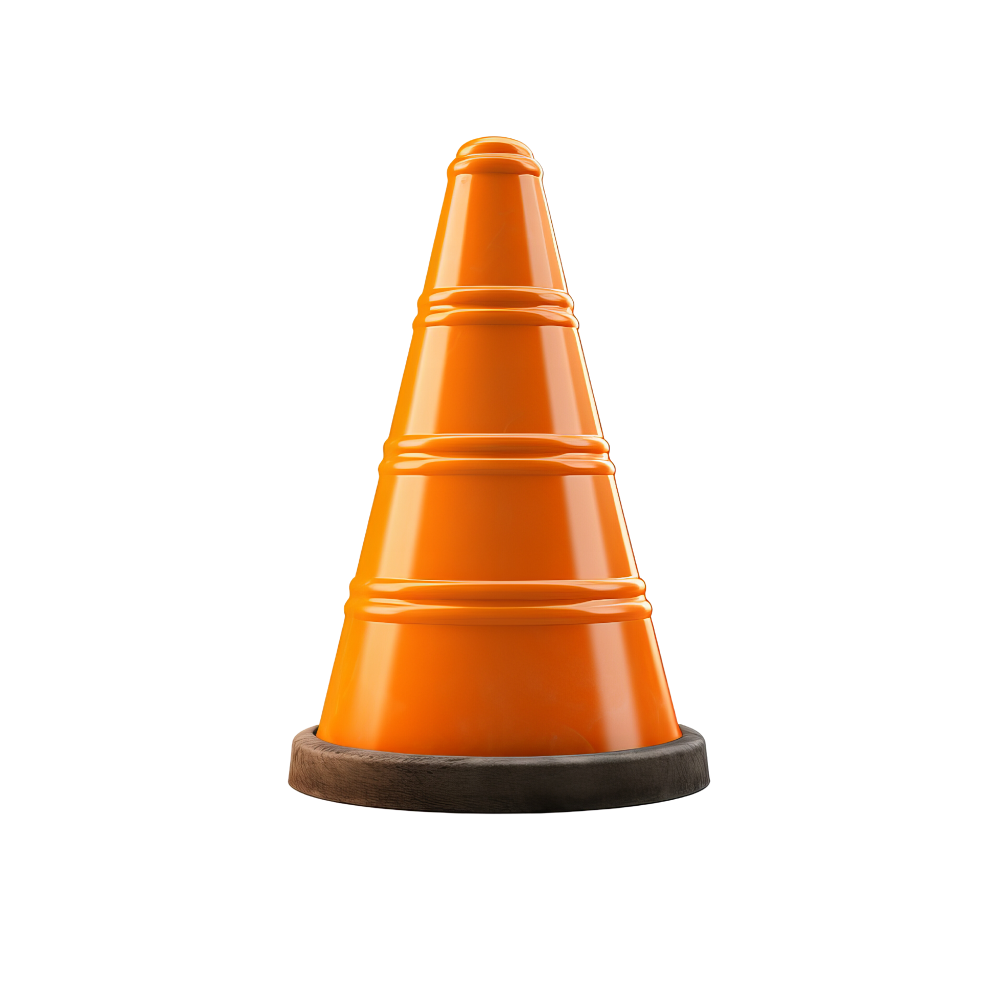 AI generated Traffic cone clip art 34968378 PNG