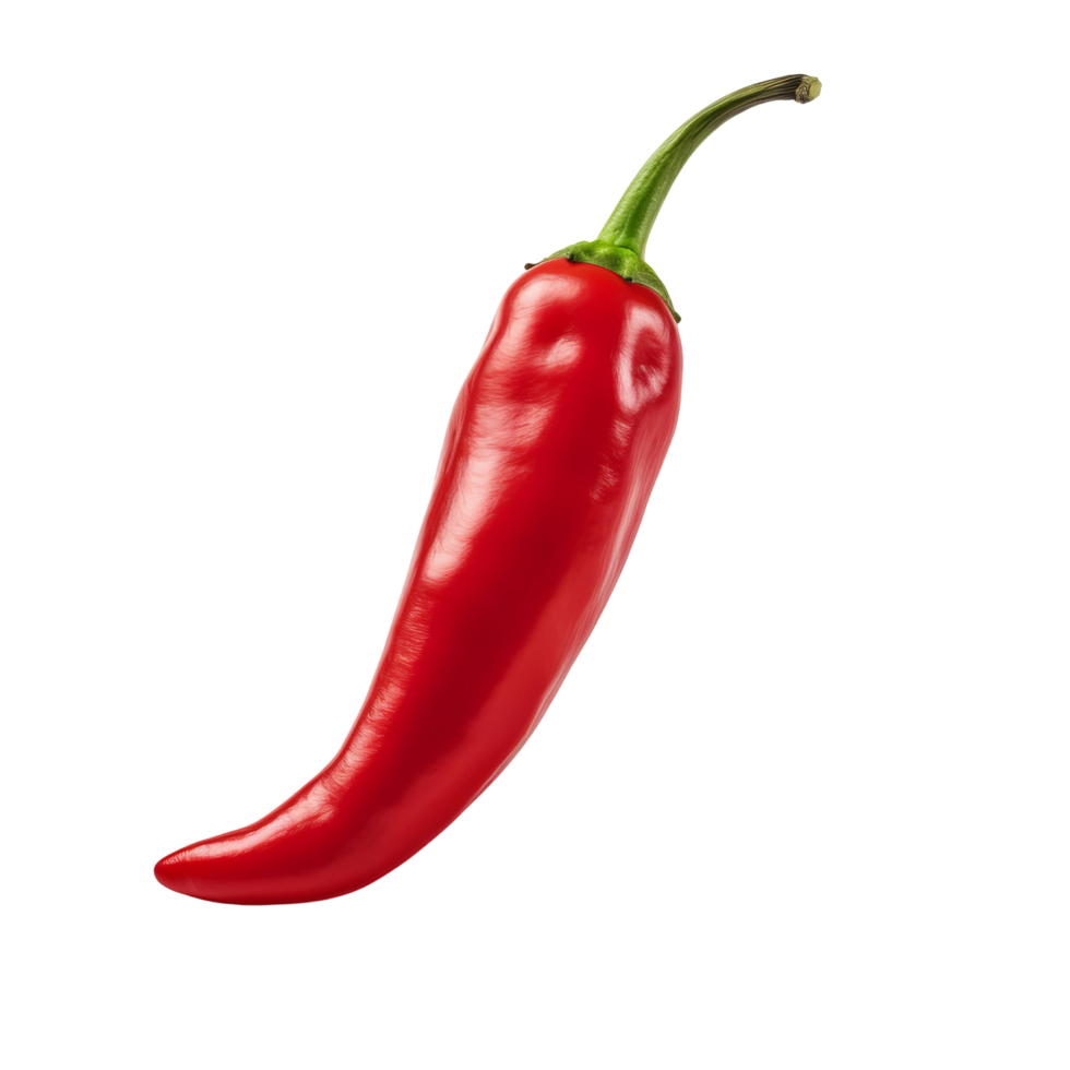 AI generated Red hot chili clip art png