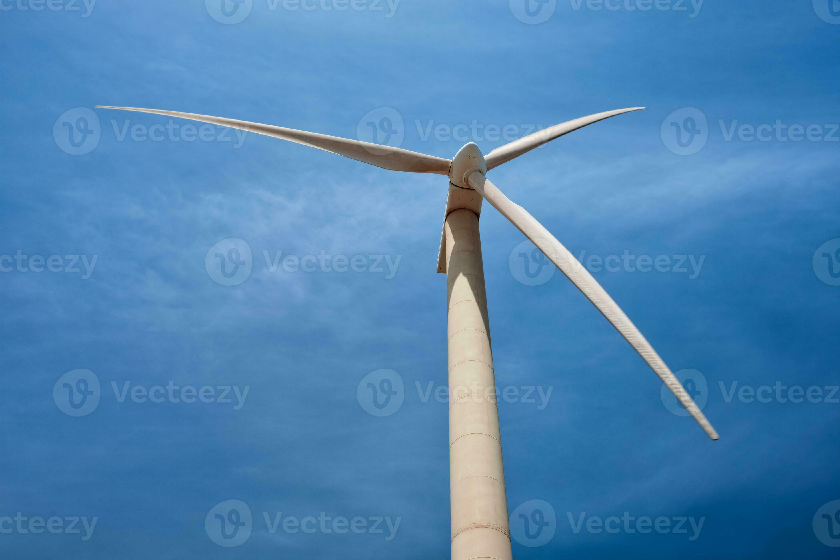 Wind generator turbine in sky 34968523 Stock Photo at Vecteezy