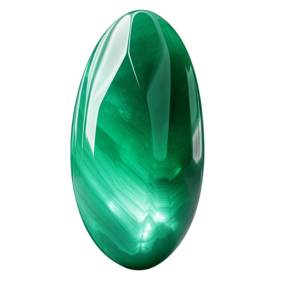 AI generated Jade stone gem clip art png