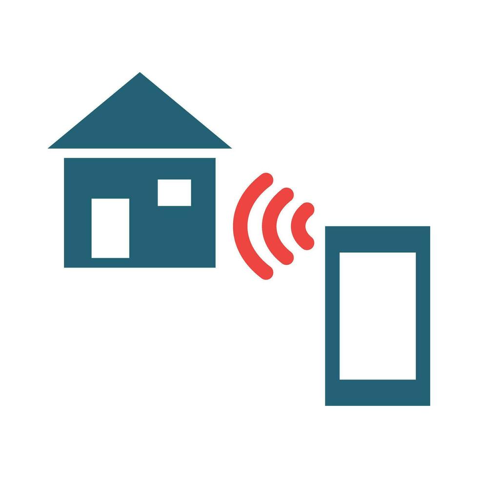 Home Automation Vector Glyph Two Color Icons For Personal And Commercial Use.