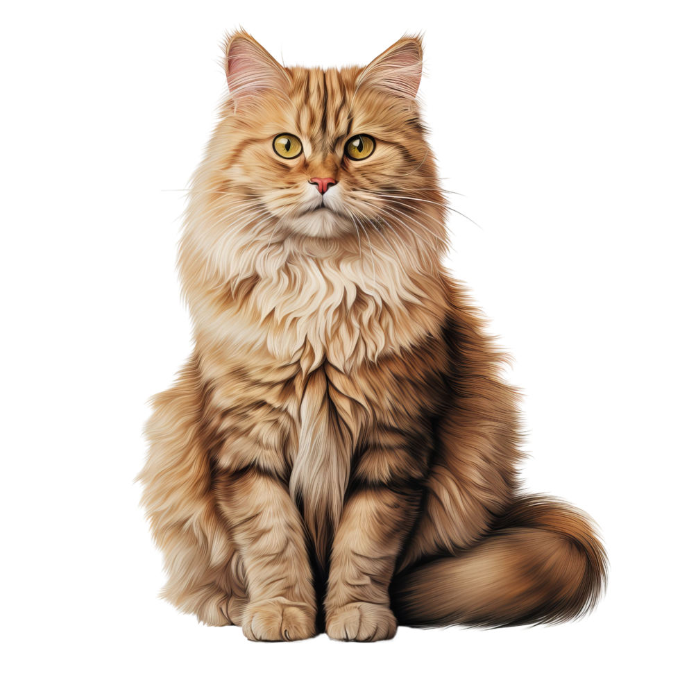 AI generated Cat clip art png