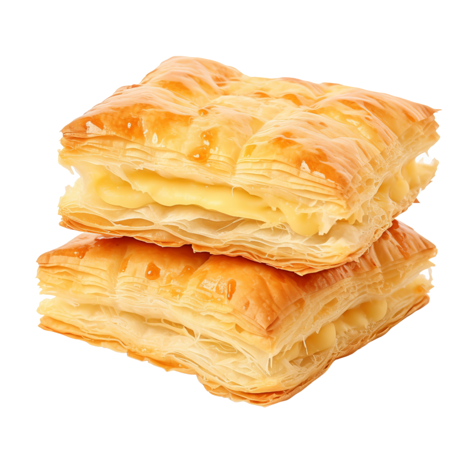 AI generated Cheese puff pastry clip art png