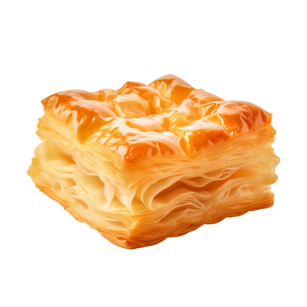 AI generated Cheese puff pastry clip art png