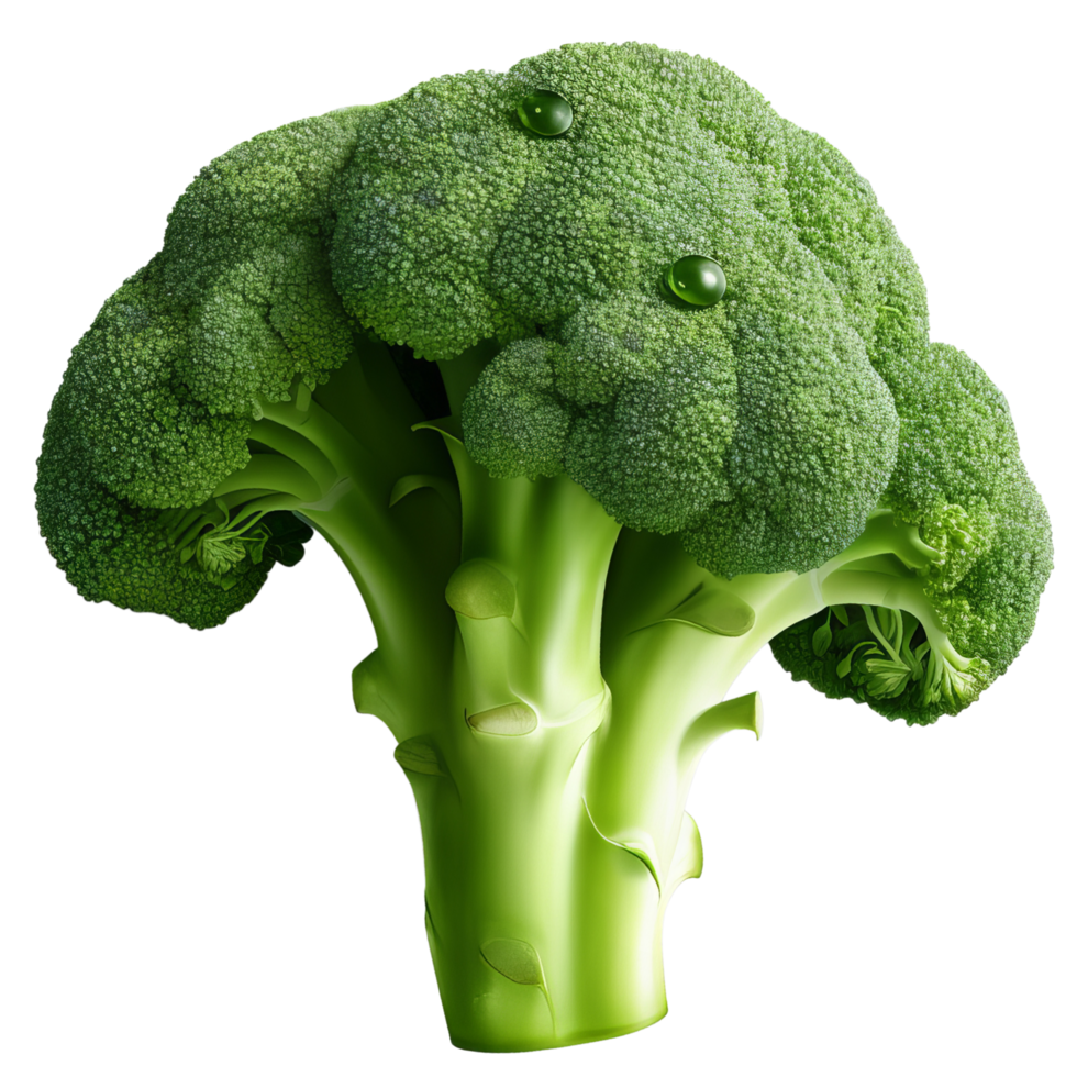 AI generated Broccoli clip art png