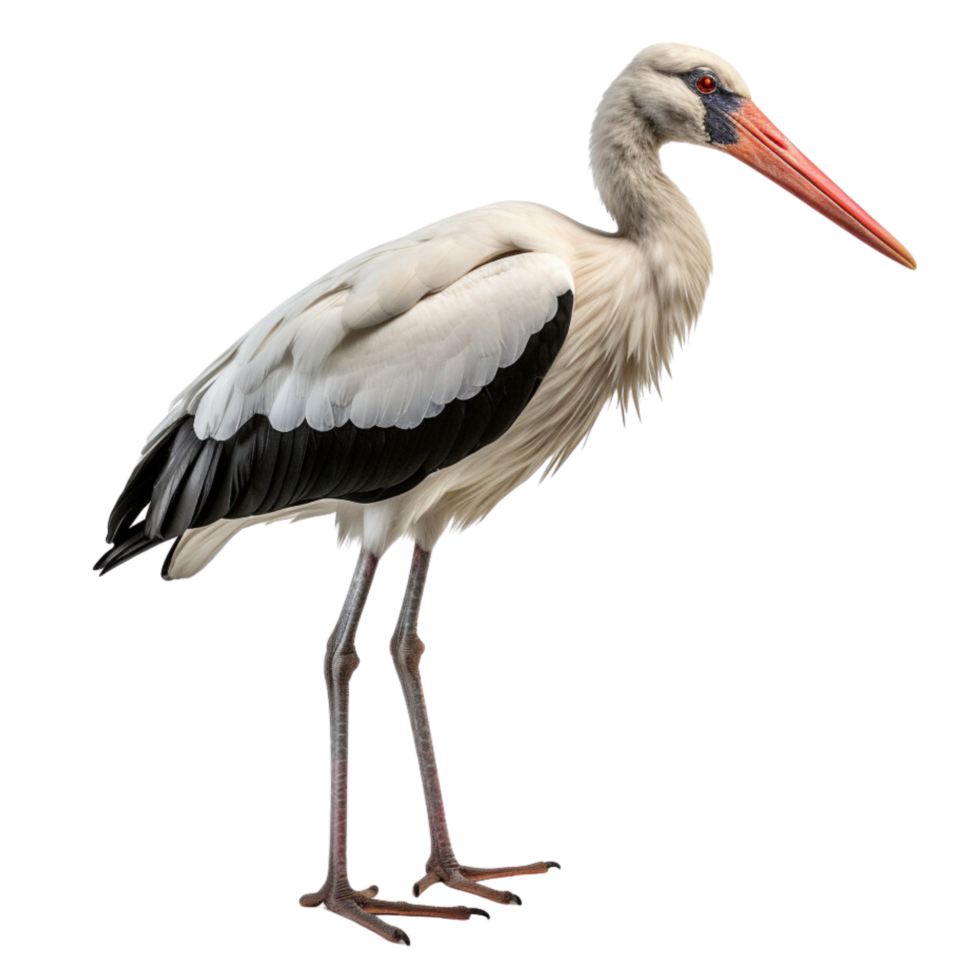 AI generated Stork clip art png