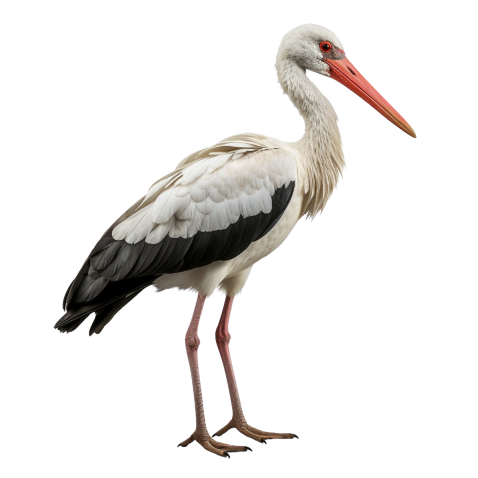 AI generated Stork clip art png