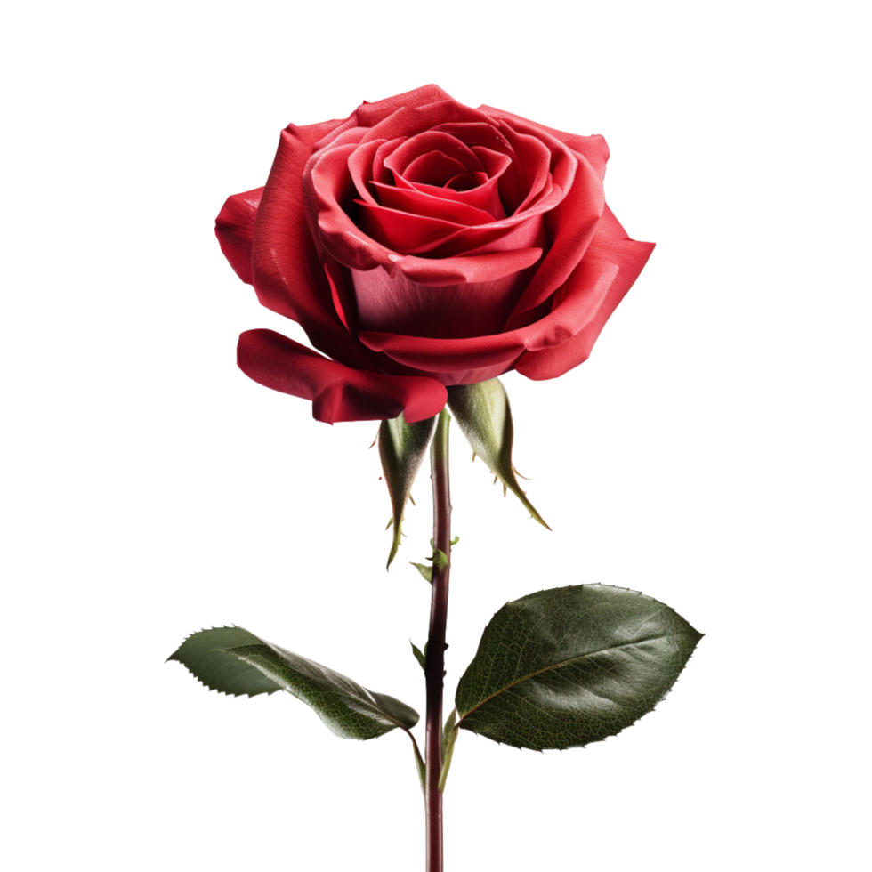 AI generated Rose clip art png
