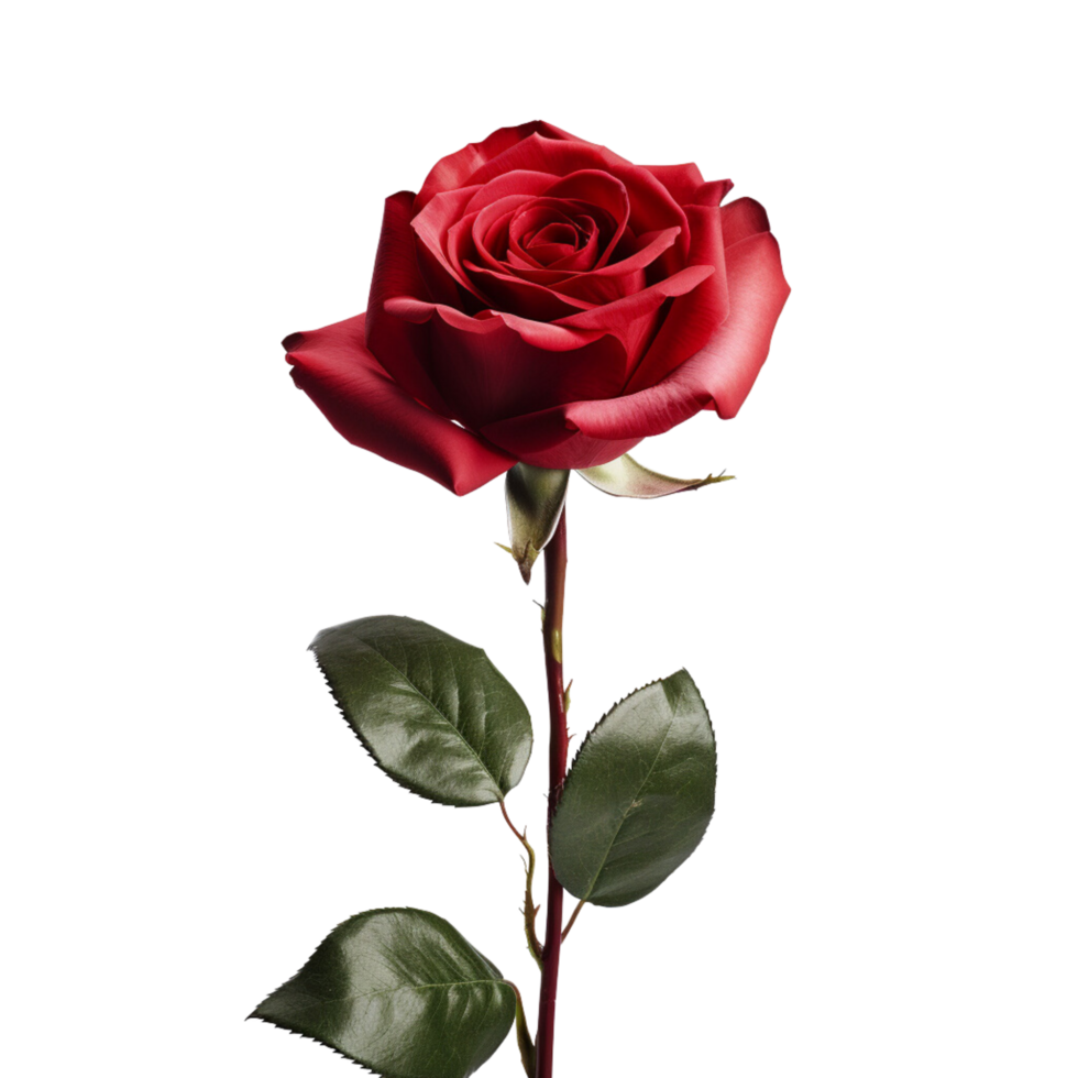 AI generated Rose clip art png